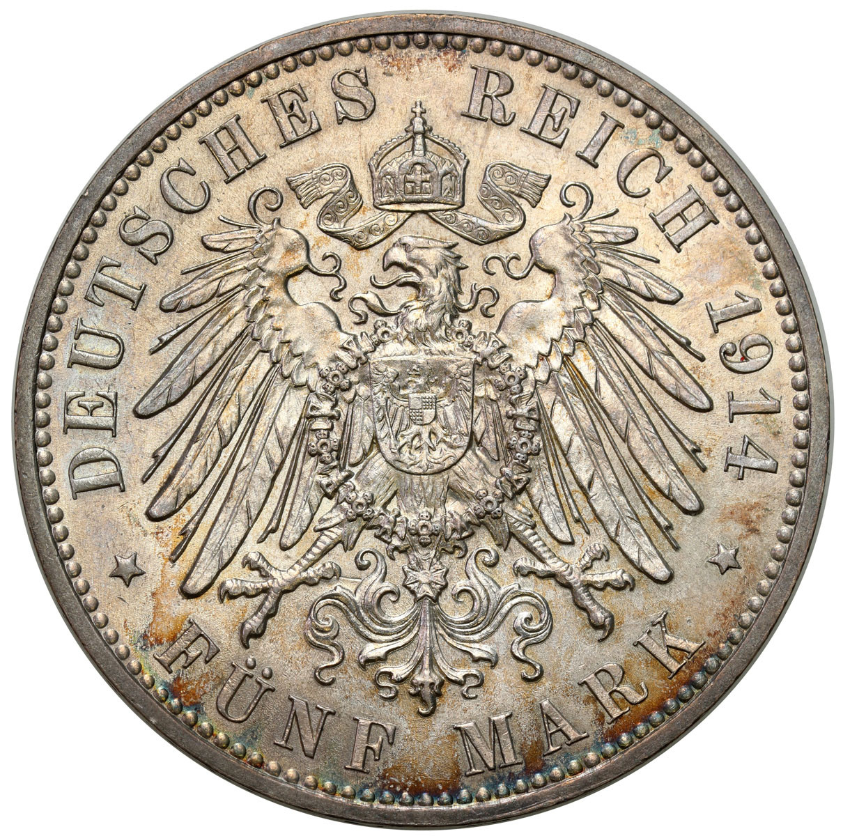 Niemcy, Saksonia. 5 marek 1914 E, Muldenhütten - PIĘKNE